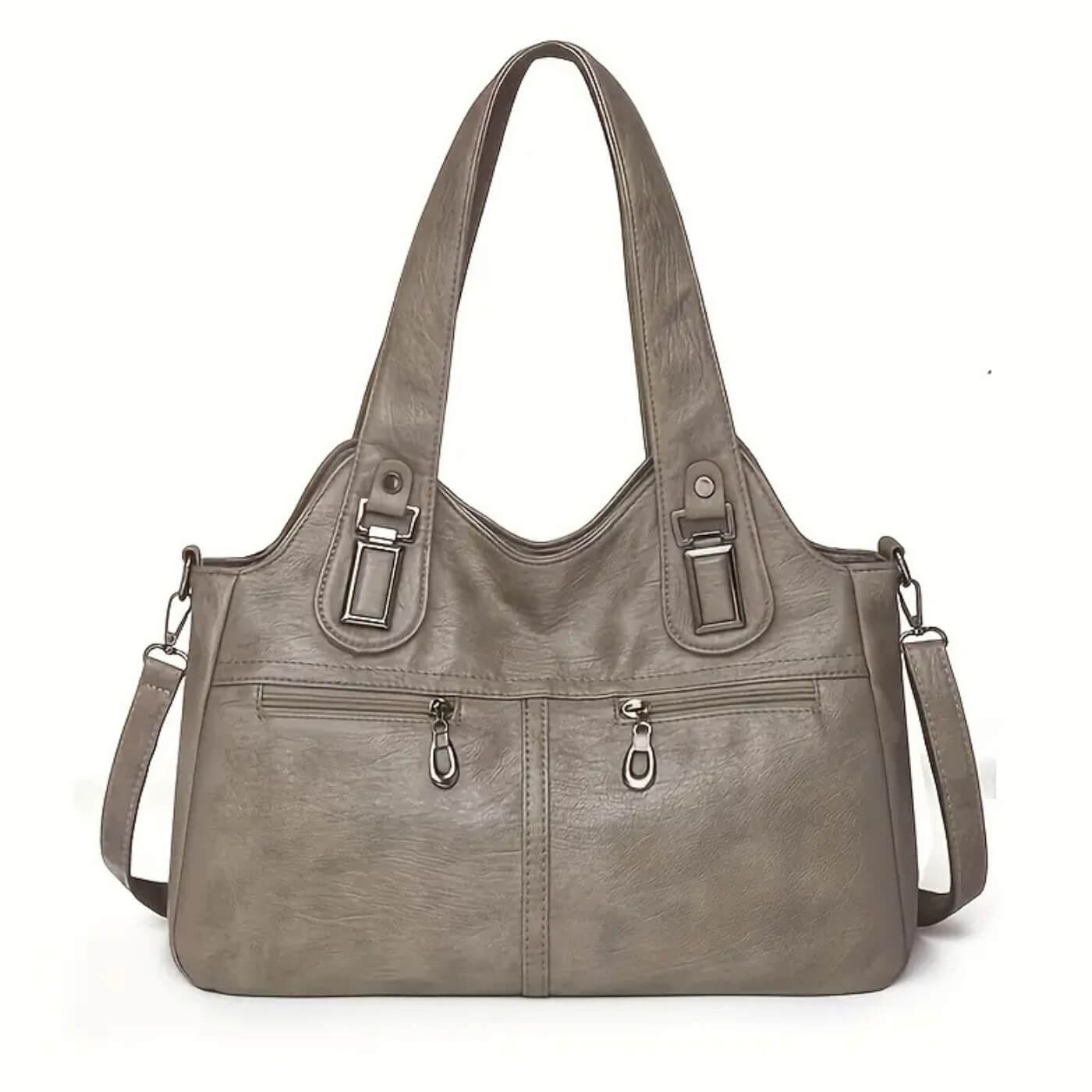Flavia's Dual-Zip | Shoulder Bag