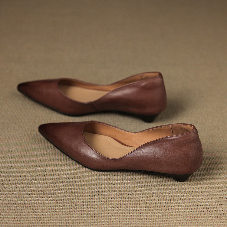Arla Leather Flats