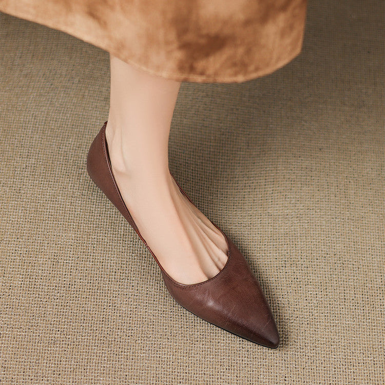 Arla Leather Flats