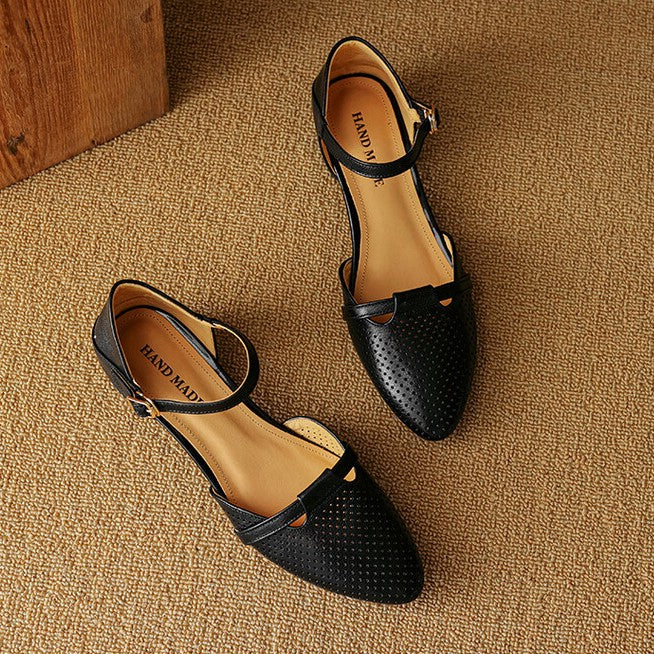 Calenne Leather Slingbacks