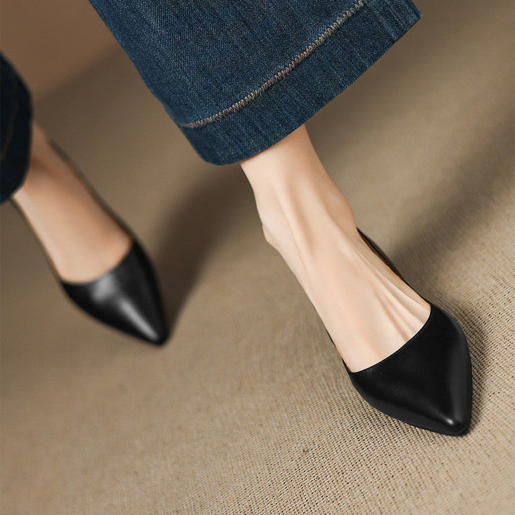 Arla Leather Flats