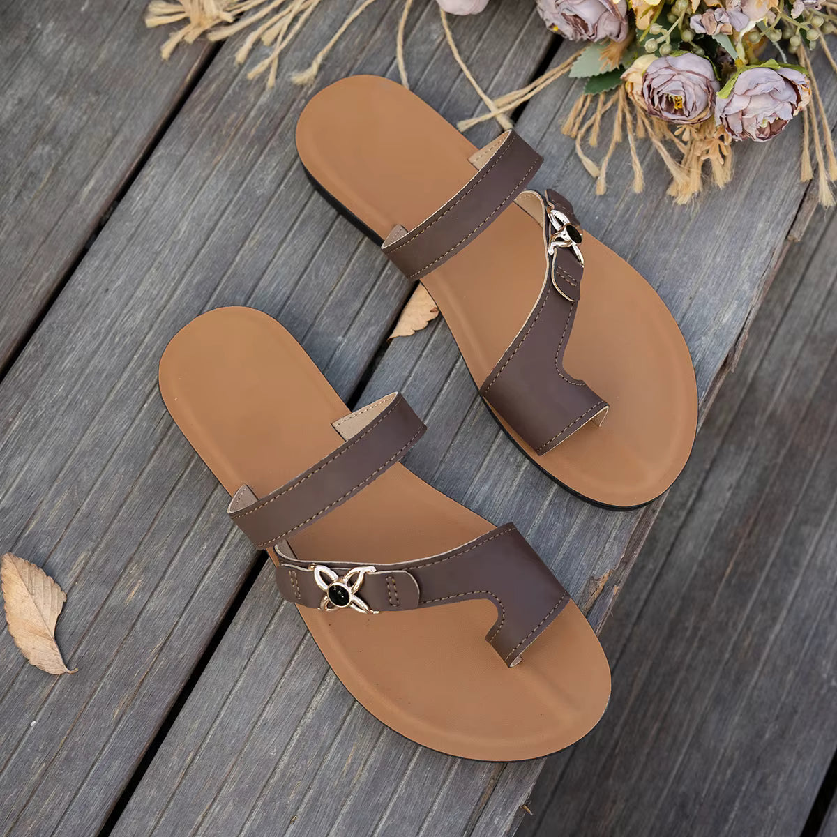 Elsa | Comfort Flat Sandals to Slip On