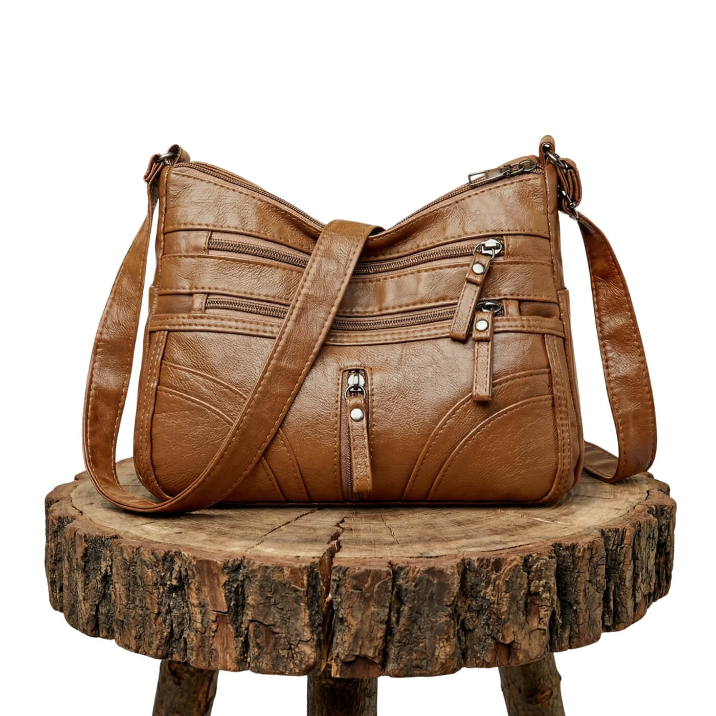 Giulia's Multi-Zip | Crossbody Bag