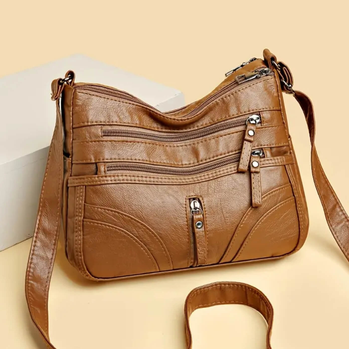 Giulia's Multi-Zip | Crossbody Bag