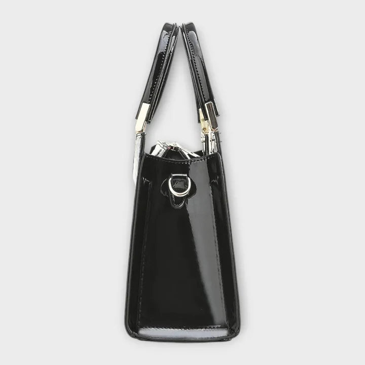 Maison Verdelle - Shiny Crocodile Skin Pattern Handbag
