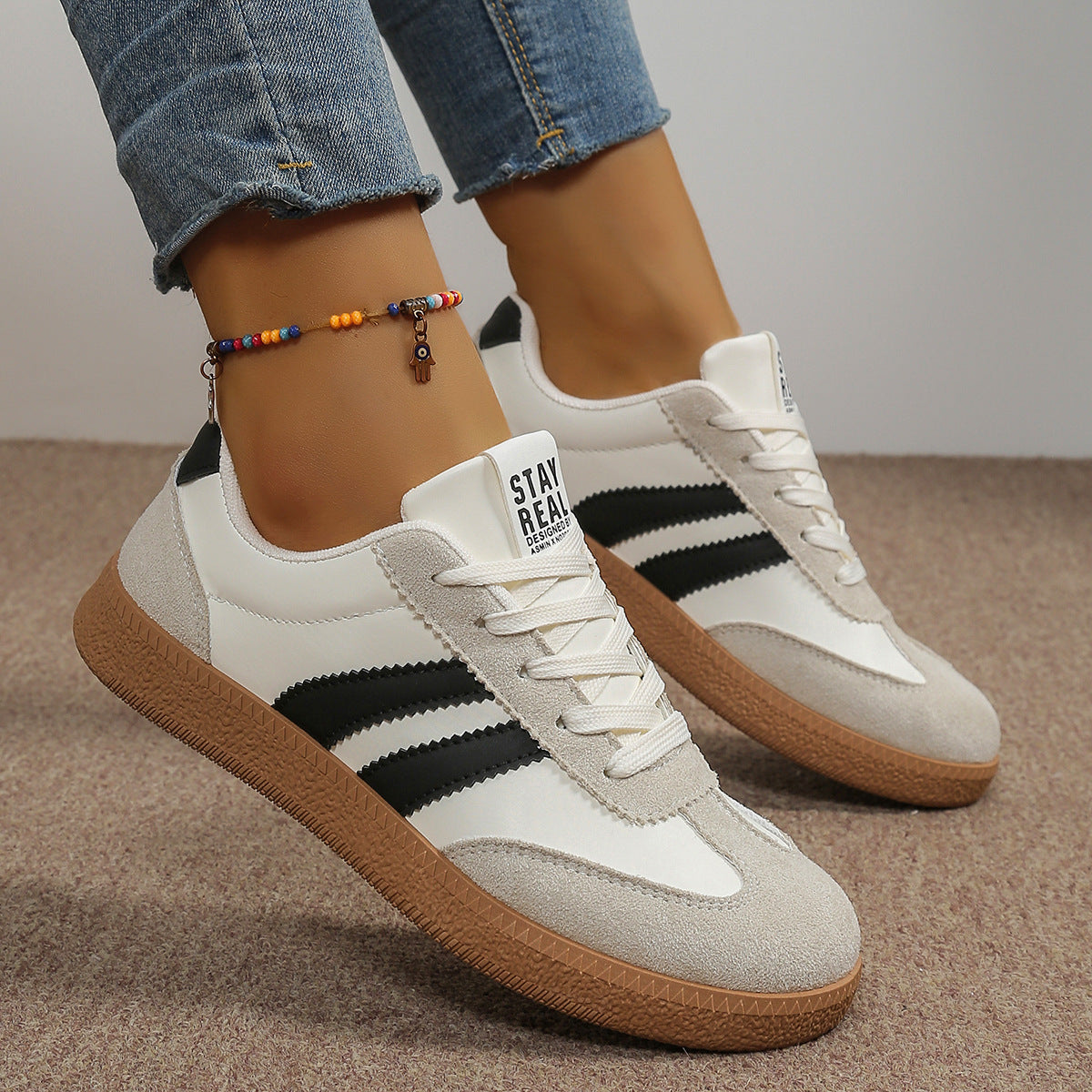 Isabelle™ | Stylish Orthopaedic Wedge Trainers