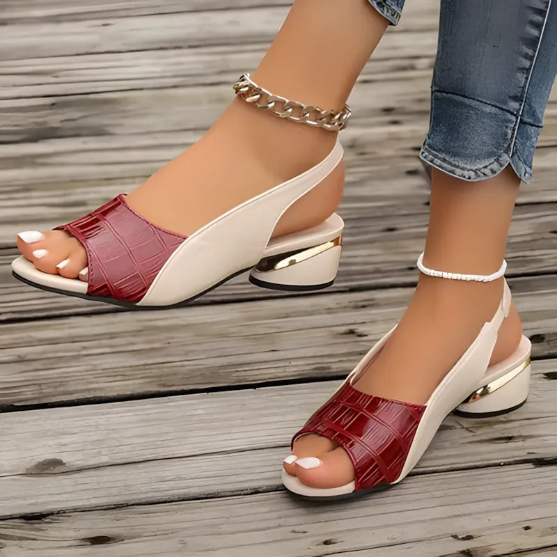 Whitney™ | Elegant Leather Sandals