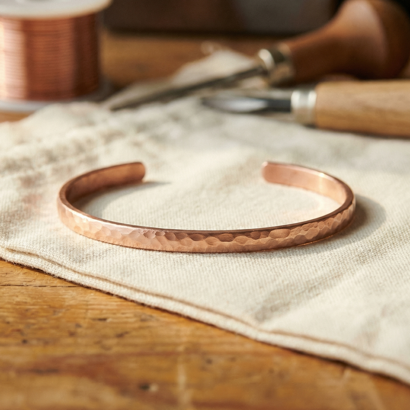 Sand Copper Anklet