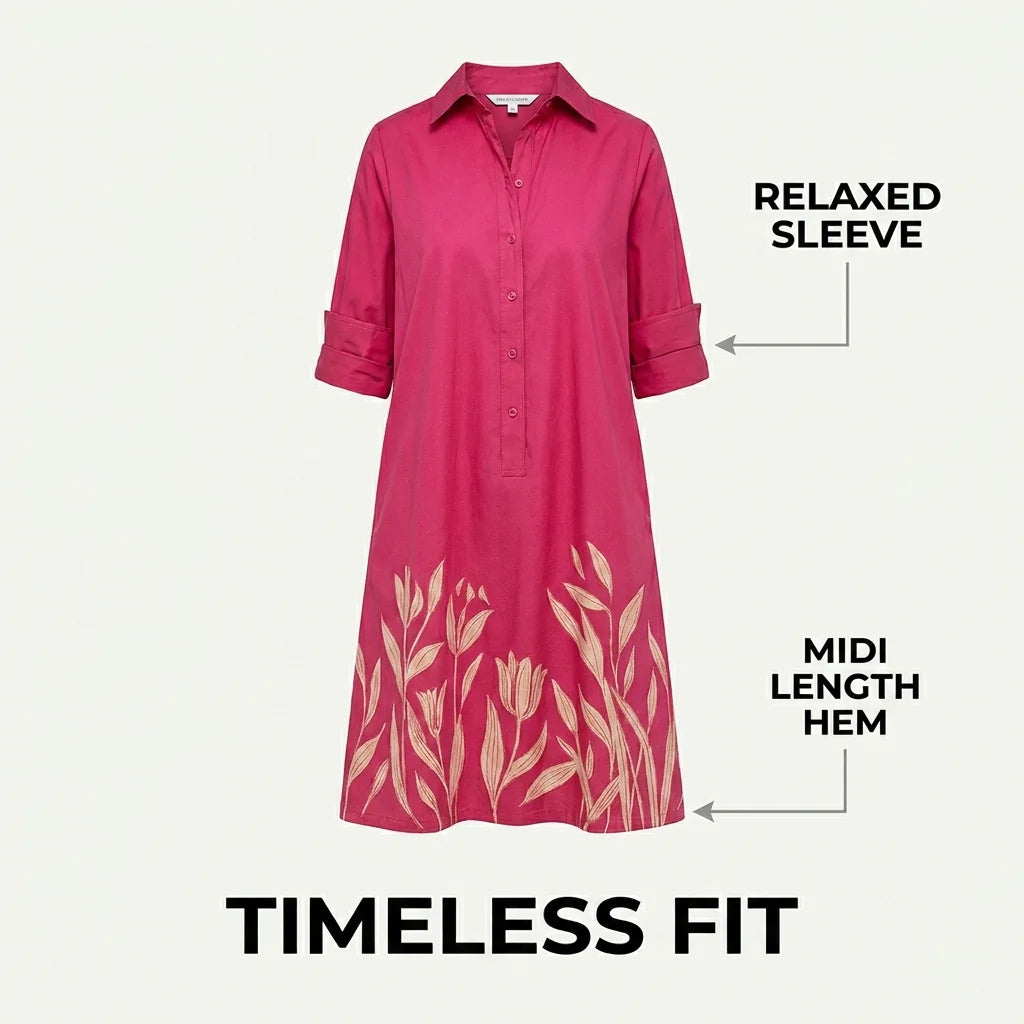 Annmarie | Comfortable Midi Dress