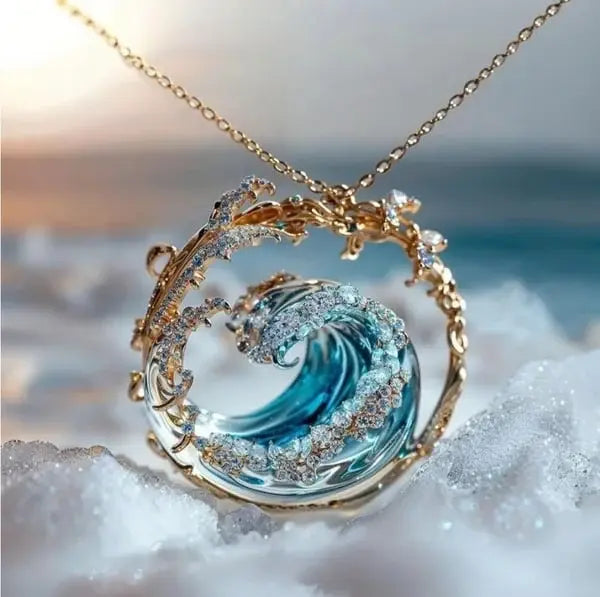Necklace with “Ocean Promise” Pendant