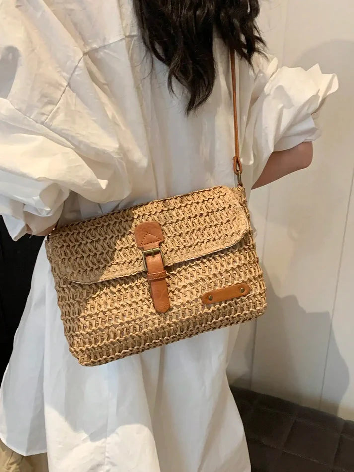 Adelaide | Straw Crossbody Bag