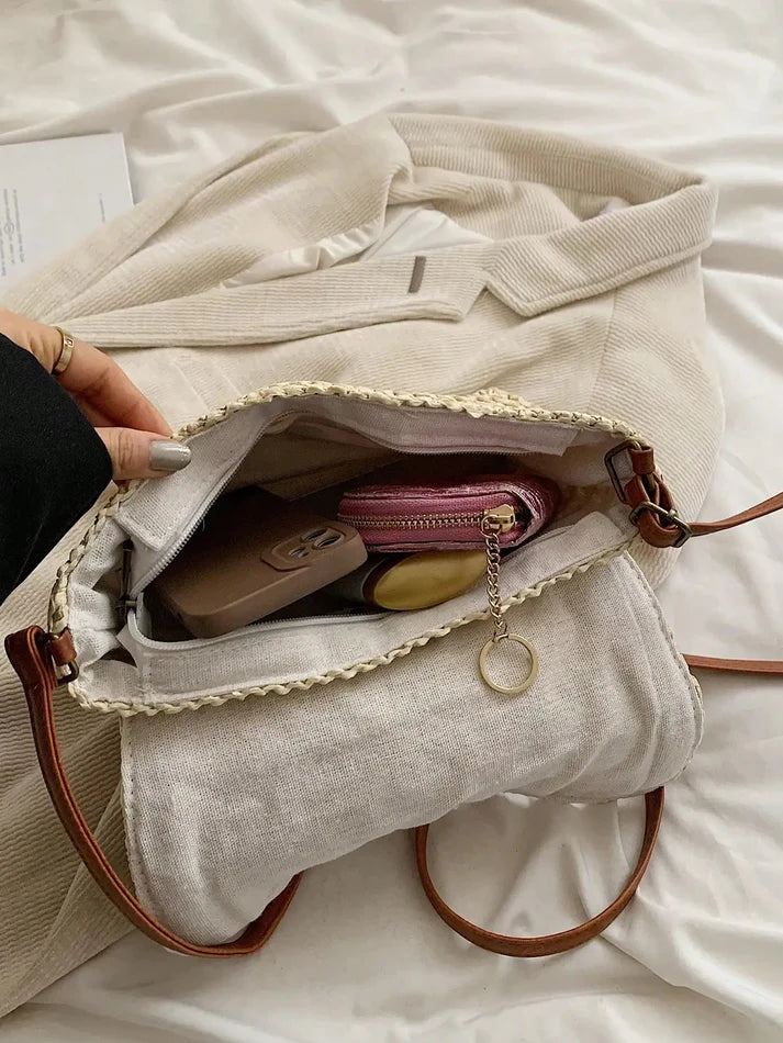 Adelaide | Straw Crossbody Bag