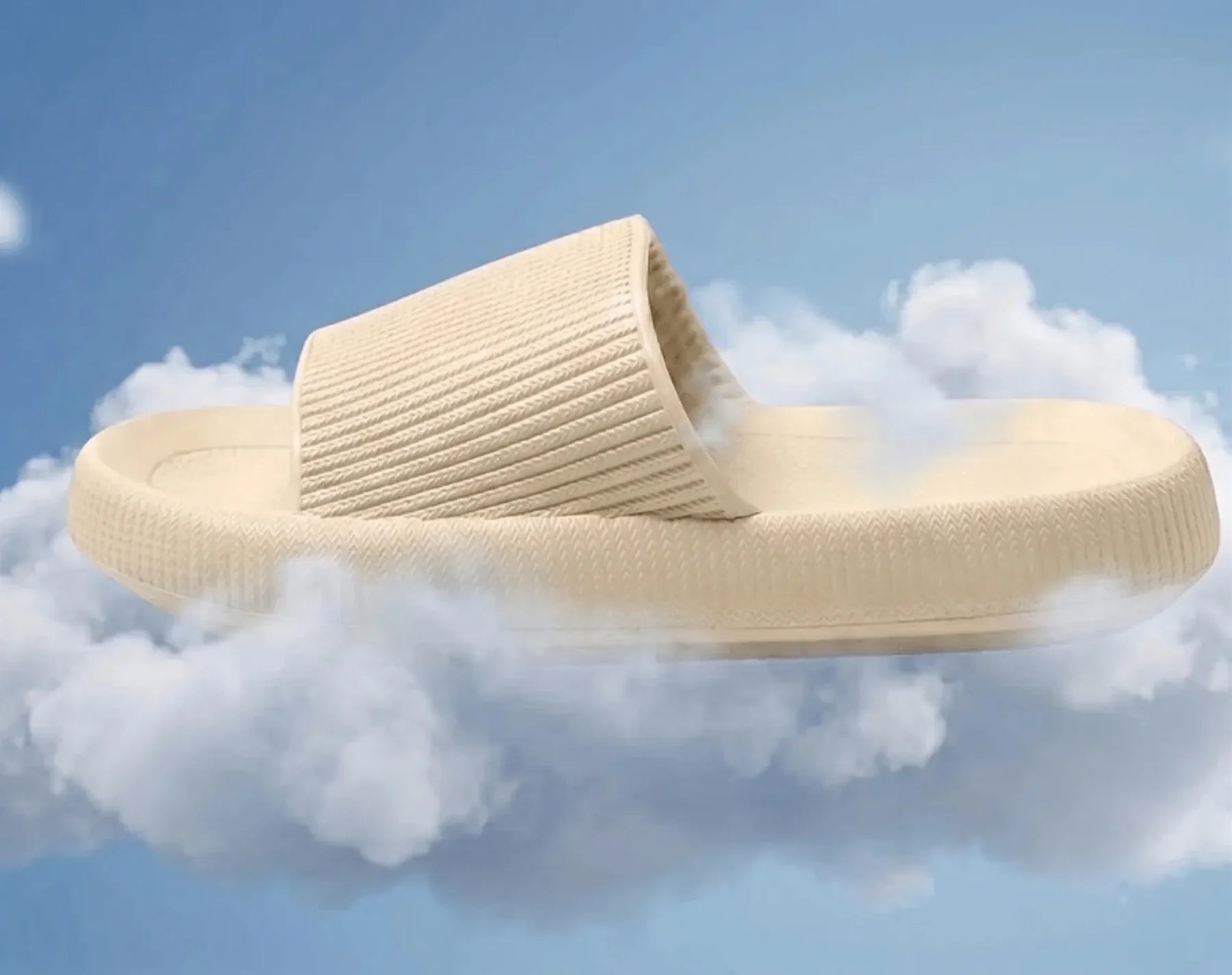 Cloud Slides floating on a cloud
